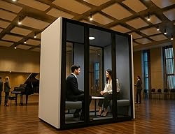 Portable Noise-Reducing Pod for Enhanced Privacy