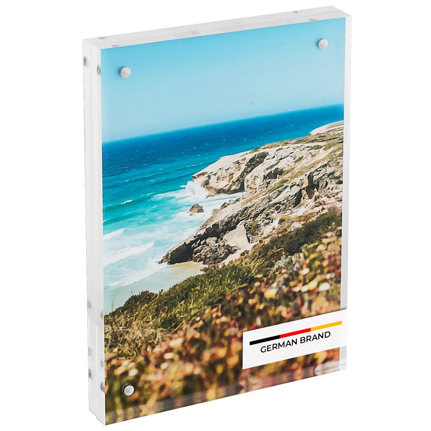 HMF 46972 Magnetic Photo Frame, Acrylic Glass, Transparent, 10 x 15 cm