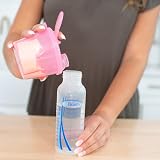 Dr. Brown's Baby Milk Powder Dispenser with Snap-On Pink Lid view 6