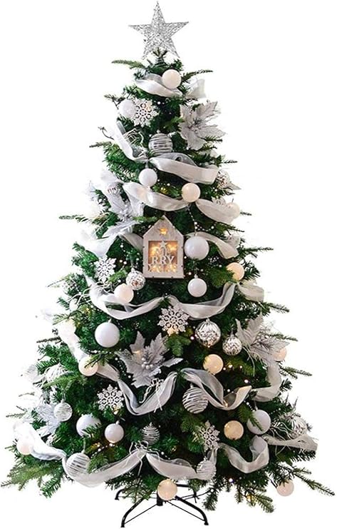 Alberi E Decorazioni Natalizie.Wei Mm Albero Di Natale Artificiale E Decorazioni Natalizie Tra Cui Palline Di Alberi Di Natale Artificiali Complete Decorate Con Luci A Led 180 Centimetri Amazon It Casa E Cucina