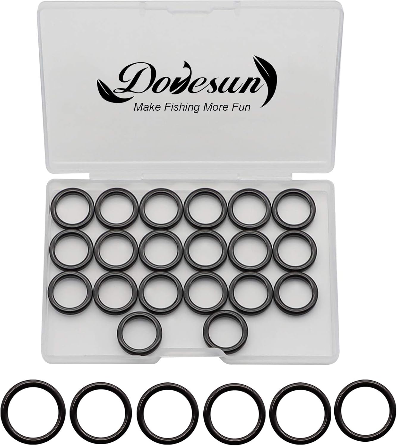 Dovesun Fishing Rod Repair Kit Fishing Rod Guide Repair Kit Rod Ceramic