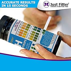 Just Fitter pH Test Strips for Testing Alkaline and