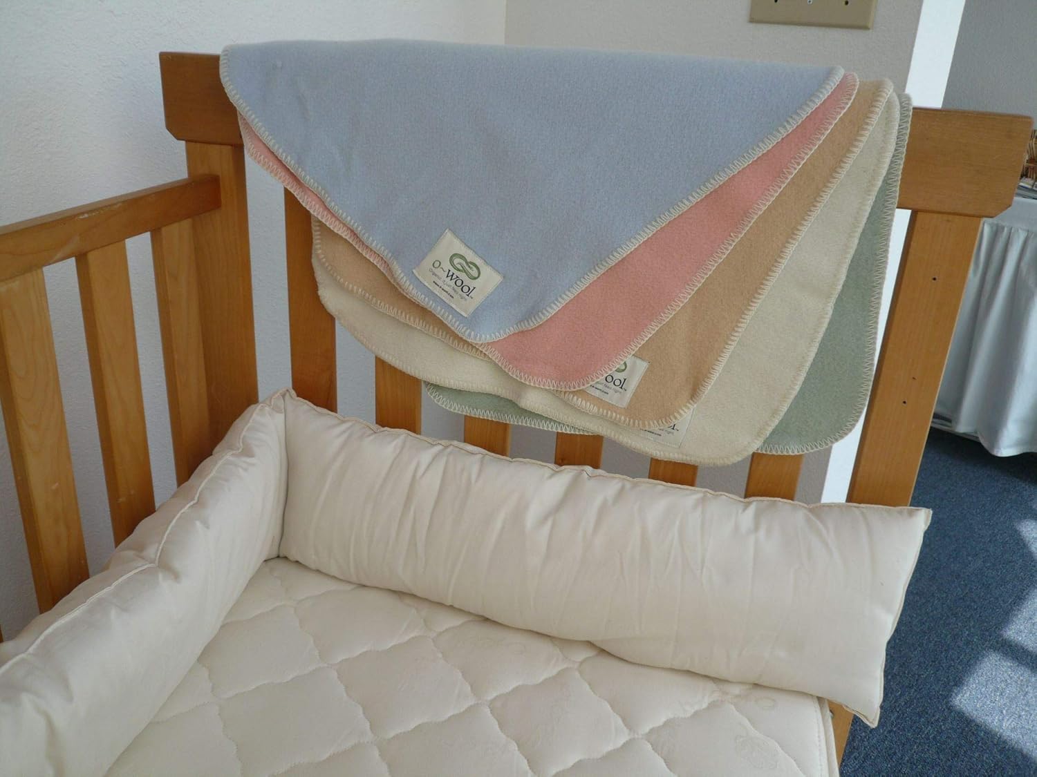 organic cotton crib bumper