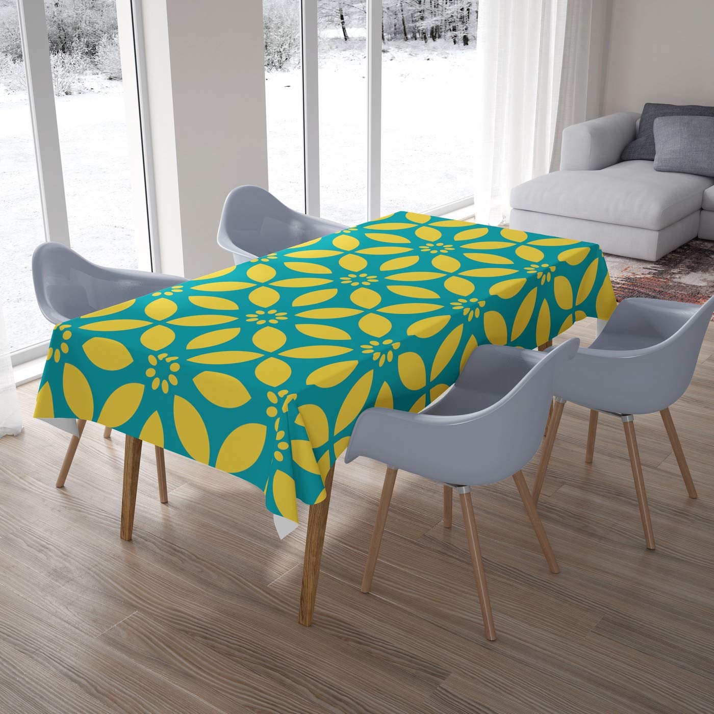 Bonamaison Kitchen Decoration, Tablecloth, 140cm x 200cm - Designed and Manufactured in Turkey