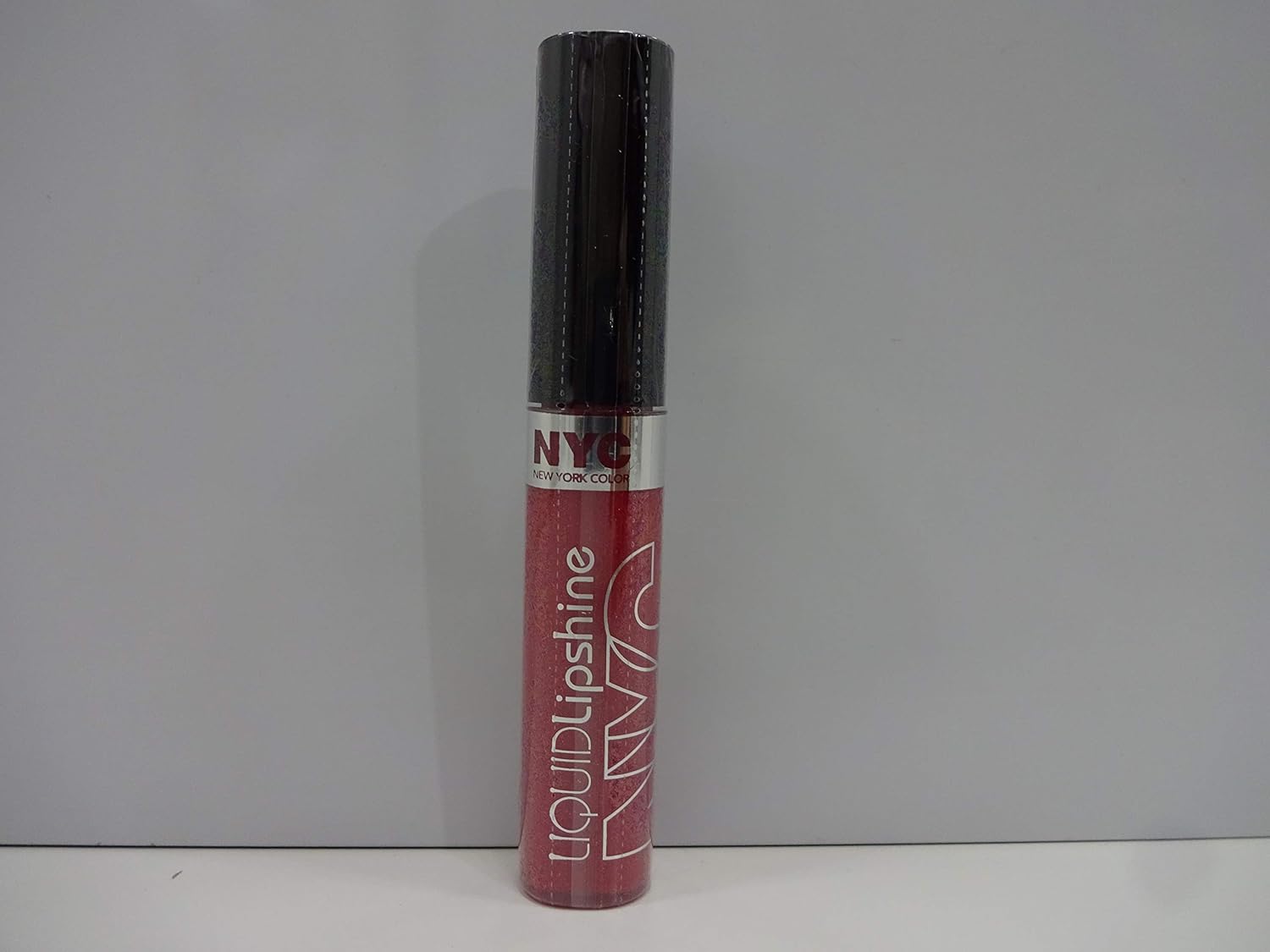 NYC Liquid Lip Shine 589 Rockefeller Red, Pink