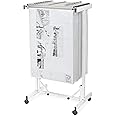 Adir Mobile Blueprint Storage Rack - Adjustable Mobile Blueprint Holder, Vertical Architect Drawing Rack with Wheels, Poster Rack Display, Construction Plans Holder for Office and Jobsites