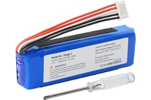 3.7V 6000mAh Replacement Battery for JBL Charge 3 GSP1029102A Charge 3 Stealth Edition