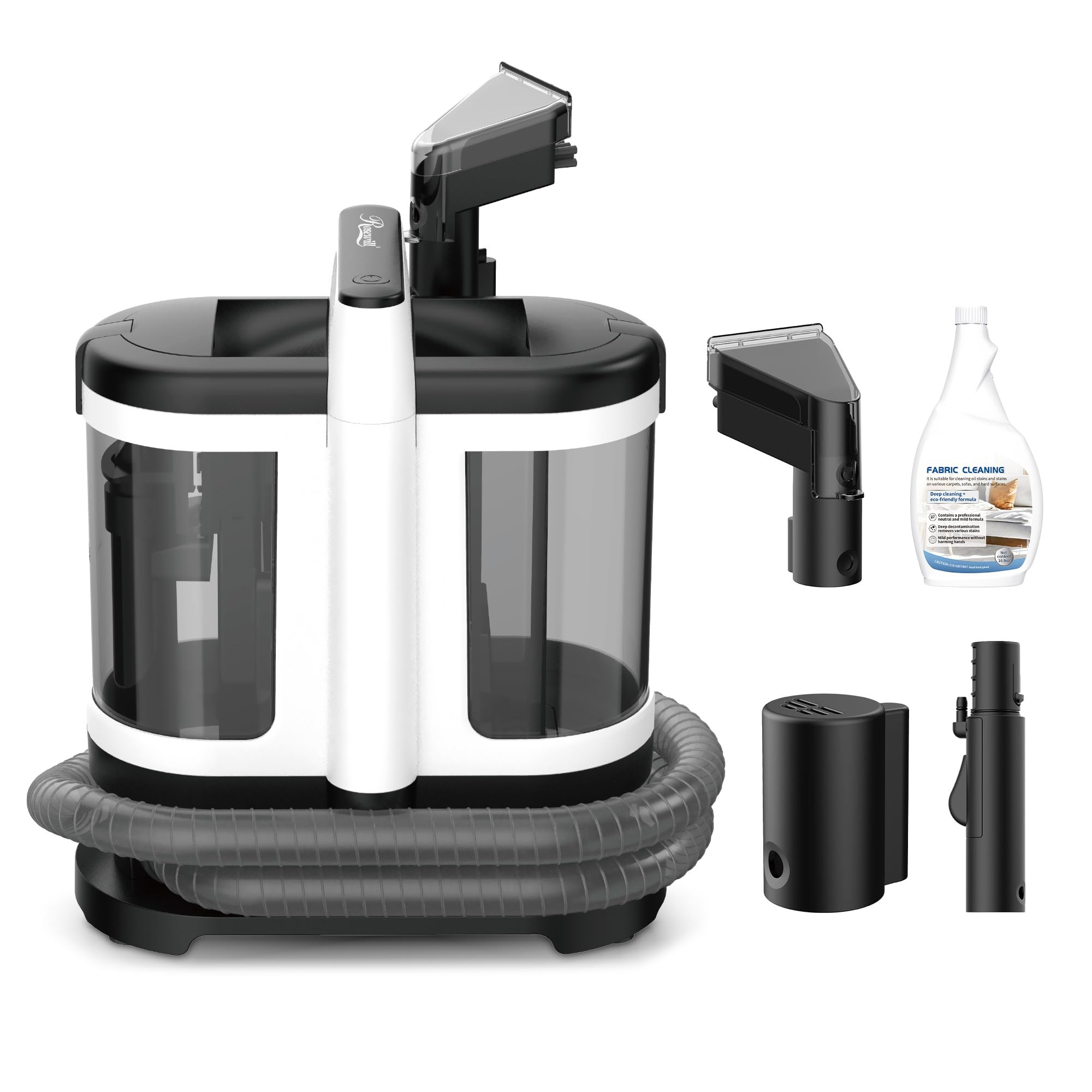 Rosewill Multi-Purpose Portable Carpet and Upholstery Cleaner, Powerful Suction 11 Kpa Spot Cleaner, 450W Motor, Car and Auto Detailer, Stain and Spot Remover; Versatile Use: Carpet, Sofa, Pet Hair