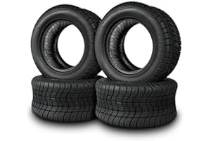 TRIPOWER Golf Cart Tires 205/50-10 - 205/50/10 10" DOT Street Tire for Golf Cart E-Z-GO Club Car, Low Rolling Resistance, 4PR Tubeless, 675lbs Capacity, Set of 4