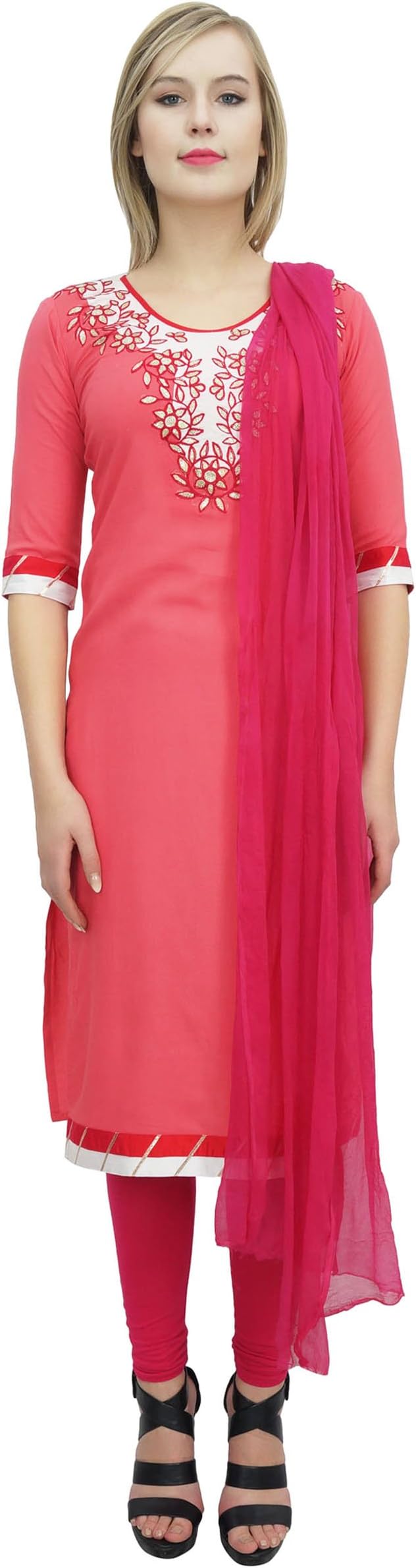 Atasi Womens Designer Straight Rayon Salwar Kameez Indian Casual Dress