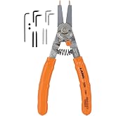 A &amp; E Hand Tools Lang Tools 1434 Internal/External Quick Switch Retaining Ring Pliers and Tip Kit