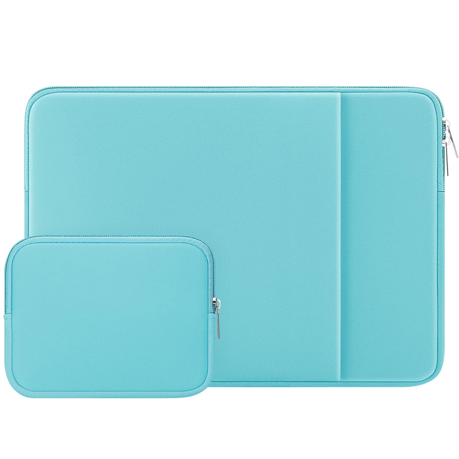 RAINYEAR 16 Inch Laptop Sleeve Protective Case with Front Pocket & Accessories Pouch, Compatible with 16" MacBook Pro/Max M1 M2 M3 M4 M5 A3428 A3429 A2141 A2485 A2780 A2991 A3403 A3186(Blue)