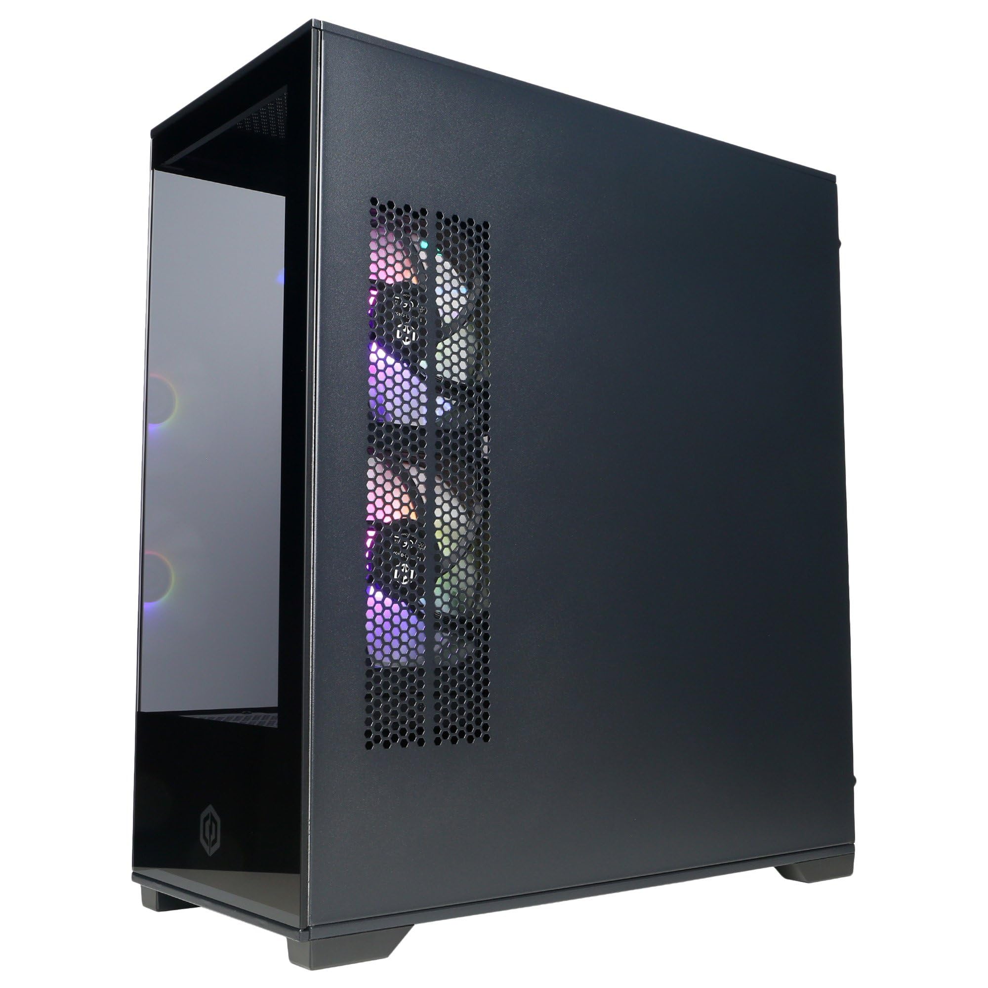 Cyberpowerpc Wyvern Gaming Pc - Intel Core I5-12400F, Amd Radeon Rx 9060 Xt 8Gb, 16Gb Ram, 1Tb Nvme Ssd, 650W 80+ Psu, Wi-Fi, Windows 11, Prism Panoramic Rgb Black - View 6