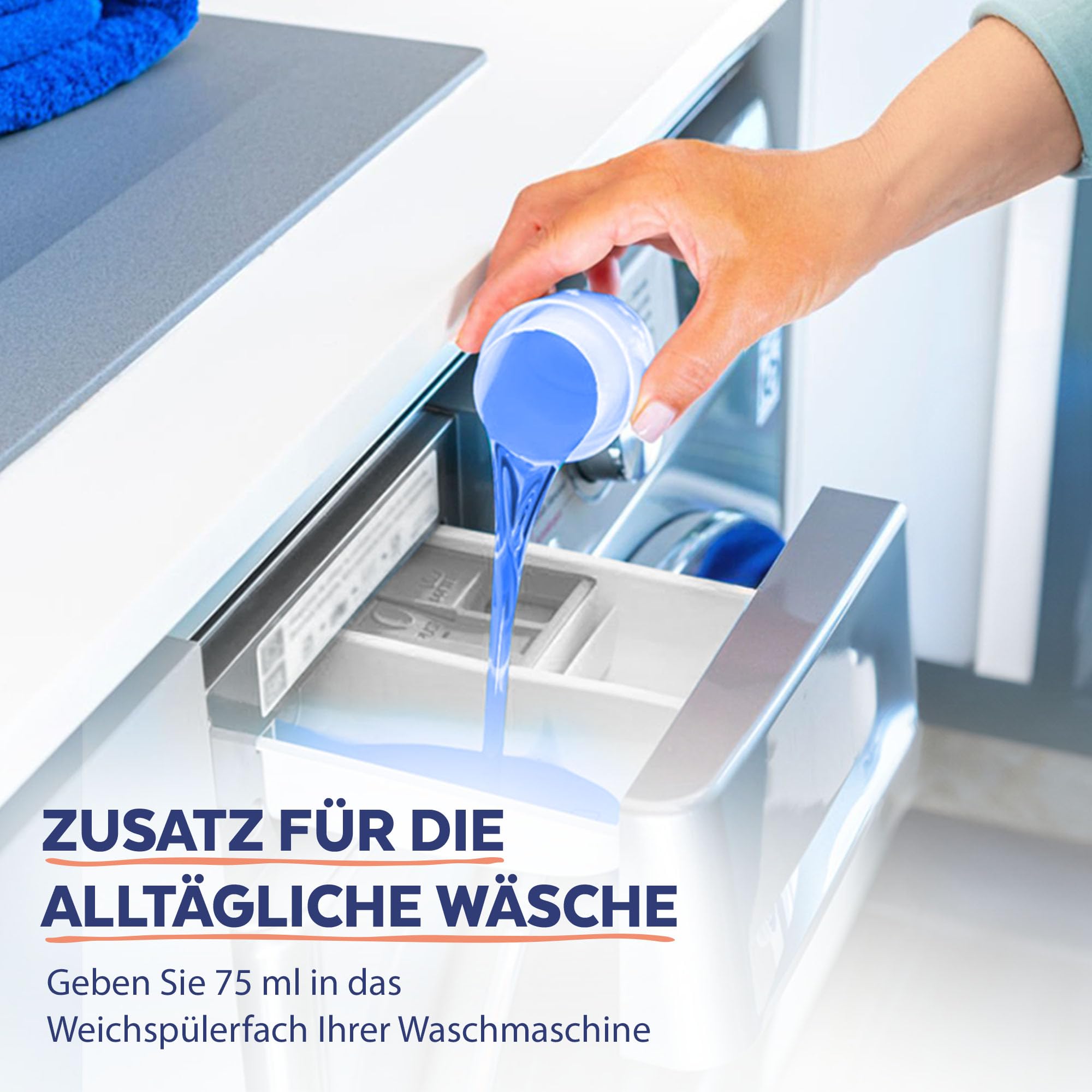 Sagrotan Wäsche-Hygienespüler Himmelsfrische – Desinfektionsspüler für hygienisch saubere und frische Wäsche – 4 x 1,5 l Reiniger im praktischen Vorteilspack 8