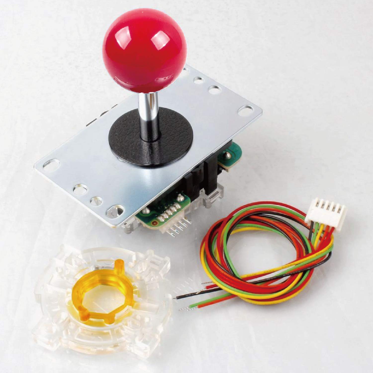 Sanwa JLF-TP-8YT Joystick + Sanwa Kit de 8 boutons poussoirs OBSF-30 Couleur Sanwa JLF-TP-8YT Joystick + Sanwa Kit de 8 boutons poussoirs OBSF-30 Couleur