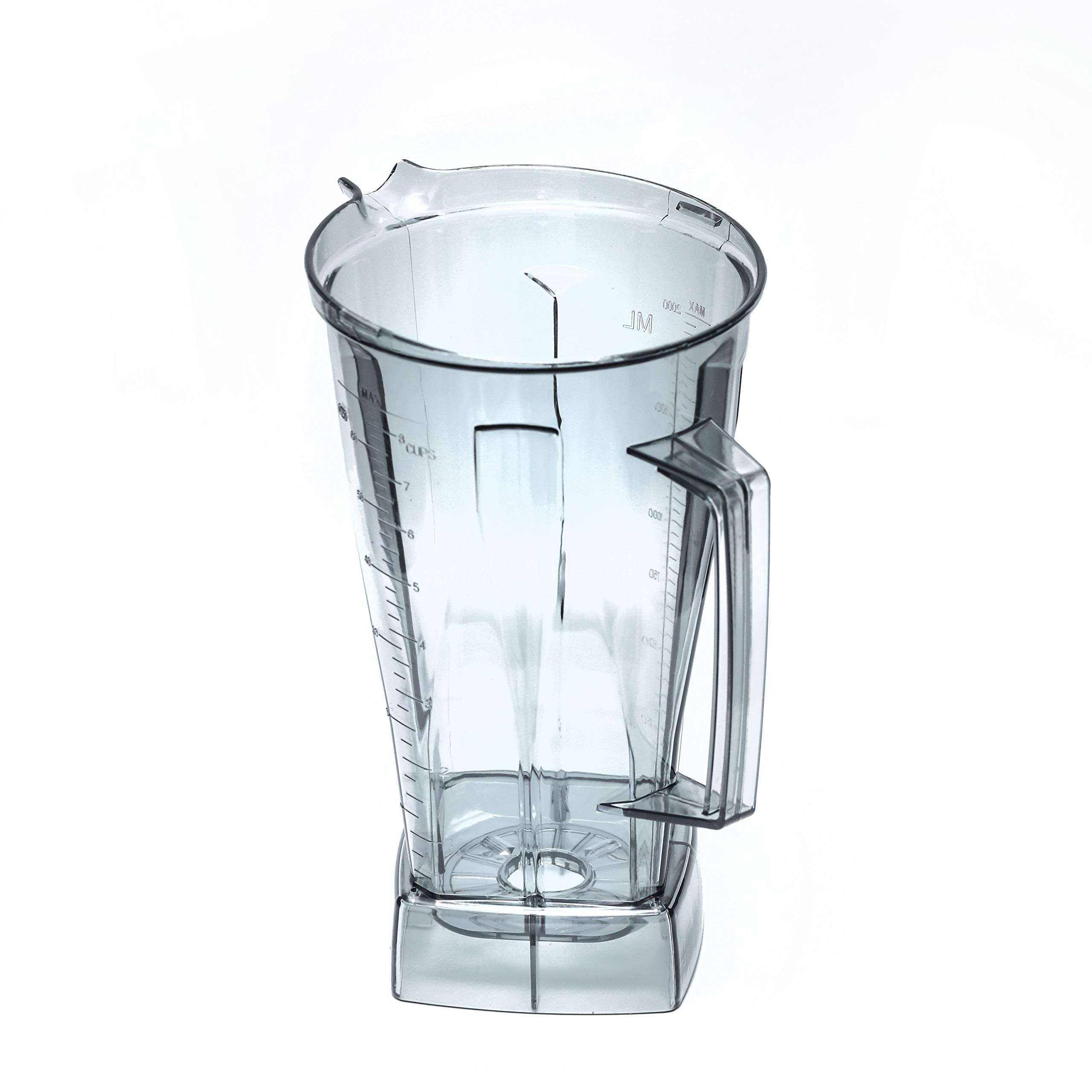 64Oz Replacement Container Jug for Vitamix Blender | Perfect for Smoothies, Soups, Frozen Fruit | Hard Grip Container Compatible with Vitamix Accessories