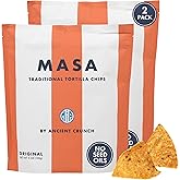 MASA Chips Corn Tortilla Chips Cooked in Beef Tallow – Seed Oil Free Snack, 2pk×5 oz each– Handmade with Only Naturally Grown