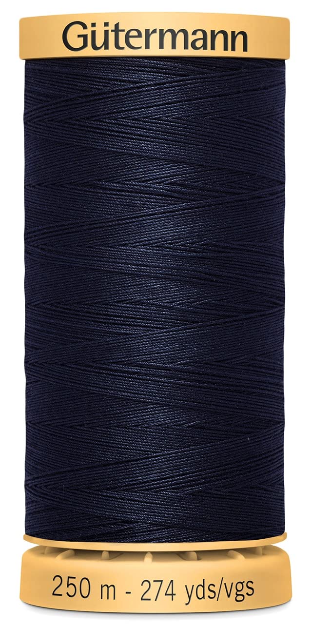 Gutermann Natural Cotton Thread 273 Yards-Charcoal