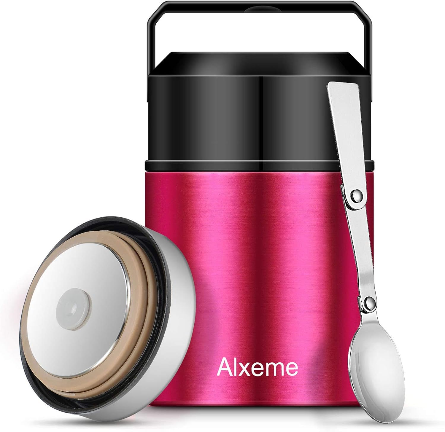 thermos food flask with spoon
