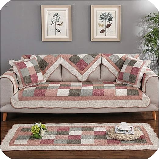 Lazy&Sexy Four Seasons Cotton Non Slip Sofa Cushion Fabric