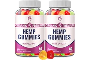 MSLOTAL (2 Packs) Hemp Gummies - High Potency Pure Natural Hemp Oil Extract, Bear Edible Gummy Hemp Gummy for Adults
