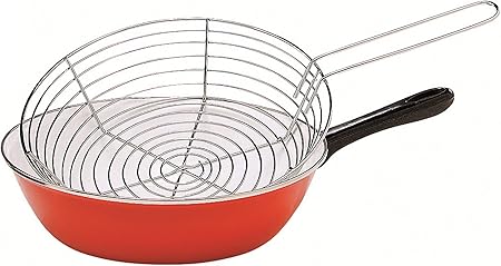 Baumalu 311400 Emaille Koekenpan 26 Cm Met Mand Amazon Nl