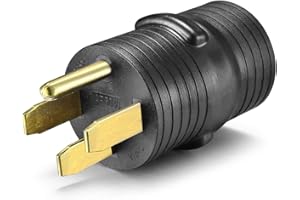 Aweking 50A to 30A RV Generator Power Plug Adapter Connector 14-50P to TT-30R ,50A 50 Amp,30A 30Amp,AC 125V/250V,Male Plug to Female Plug