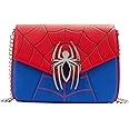 Loungefly Marvel Spider Man Color-Block Crossbody Bag Spider Man One ...