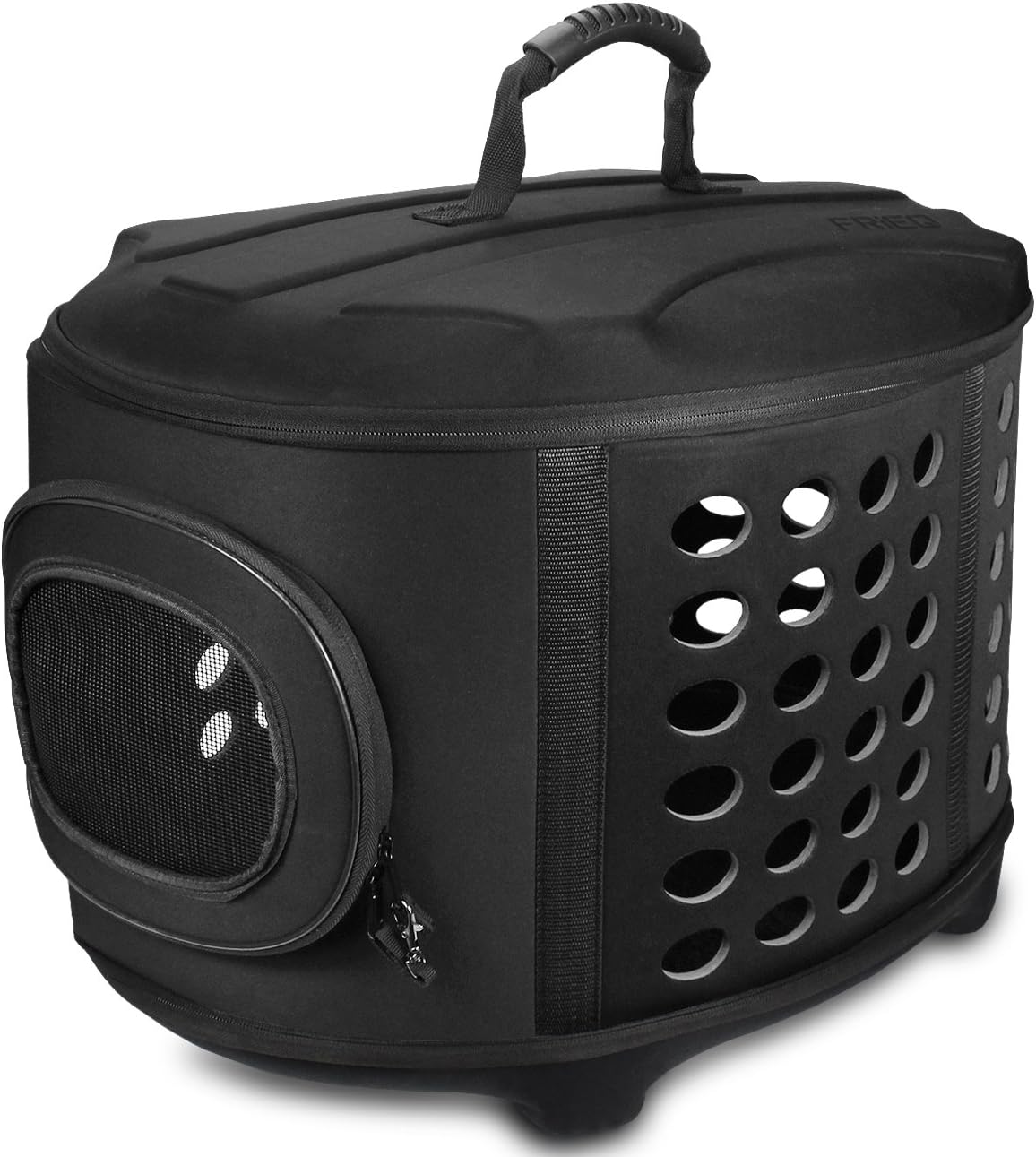 FRIEQ 23-inch Large Hard Cover Pet Carrier