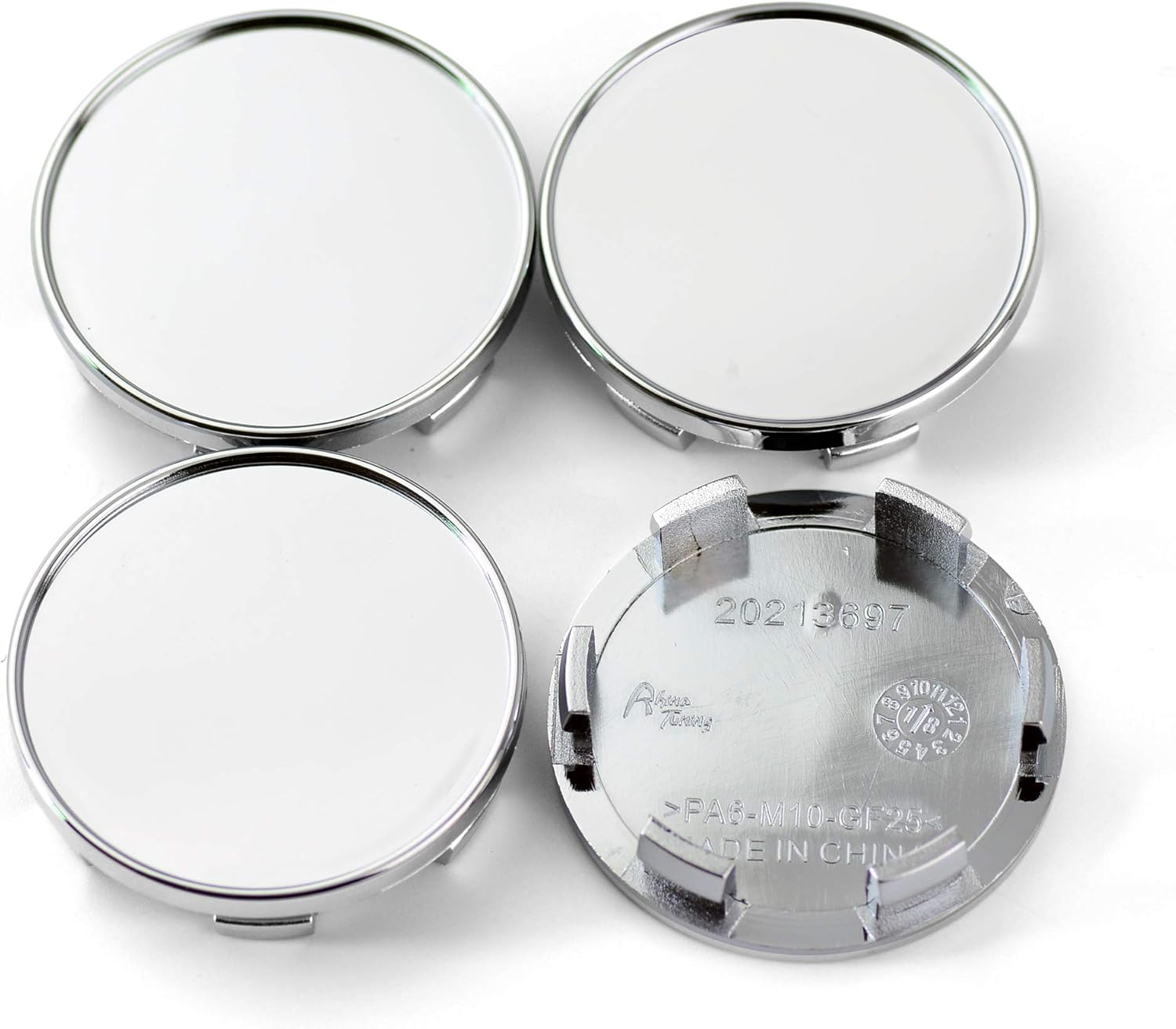 4pcs 54mm(2.13in)/49mm(1.93in) Wheel Hub Center Caps Silver Base for Versa 2007-2017 M35 1997-2013#73646 73646 Wheel Rims: Automotive