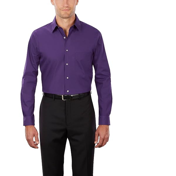 Amazon.com: Van Heusen mens Regular Fit Pinpoint Stripe Dress Shirt, Birch,  14.5 Neck 32 -33 Sleeve Small US : Clothing, Shoes & Jewelry