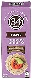 34 Degrees Seeded Crisps, Thin Light & Crunchy