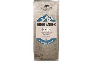 Paramount Coffee Company, Highlander Grog Medium Roast Ground Coffee, Flavored, 12 oz (Paramount Roasters)