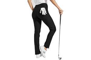 Willit Women's Golf Pants 3 Pockets Stretch Casual Pull on Pants Quick Dry Hiking Travel Pants