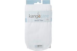 Kanga Care Reusable Microchamois Cloth Diaper Liner Use with Baby Creams or Balms (10 Pack)
