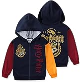 Harry Potter Hogwarts Quidditch Full Zip Up Hoodie for Big Kids