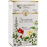 Celebration Herbals Organic Turmeric Ginger Lemon Blend, 24 Bags