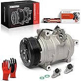 A-Premium Air Conditioner AC Compressor with Clutch | Compatible with Ford Edge 2007-2014 &amp; Lincoln MKX 2007-2015 &amp; Mazda CX-9 2007-2015, Replace# 7T4Z19703A