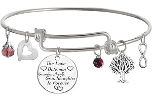 TISDA The Love between Grandmother and Granddaughter is Forever Bracelet
