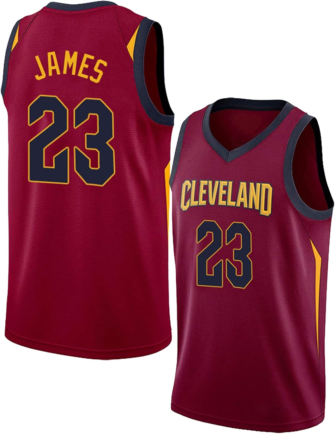 Lebron James Cavs Jersey for Men Basketball Black Jersey Cleveland Cavaliers 23 James Youth Mesh 