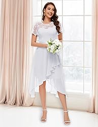 Wedtrend White Cocktail Dress 2023 Wedding Guest