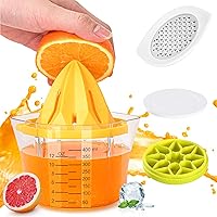 Lemon Squeezer Manual Juicer, 1Easylife 5 in 1 Multi-Function Citrus Orange Lime Juicer, Handheld Squeezer with…