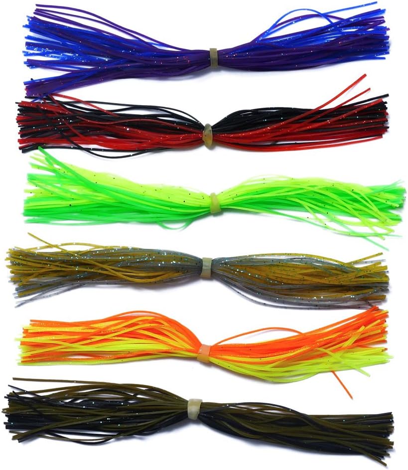 Fly Tying Material Color Random FREE FISHER Silicone Jig Skirts DIY