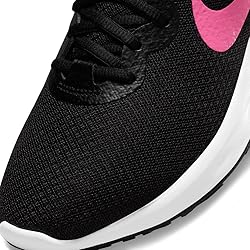 Nike Women's Race Running Shoe, Black Hyper Pink