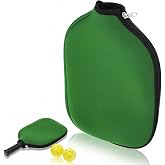 Classicseali Selkirk Paddle Cover,Durable Neoprene Joola Pickleball Paddle Cover, Universal 12 X 8.46 in Zippered Joola Paddle Cover, Fits USAPA Standard Pickleball Racquets, Green
