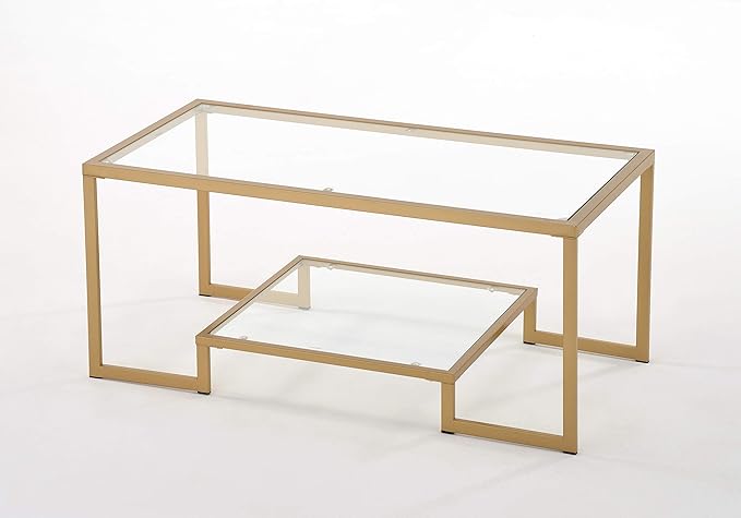 Tables Luxury 45 98 X 29 02 Oval Coffee Cocktail Tempered Glass Table Storage Shelf Lucite Tables