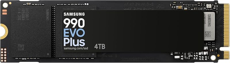 Samsung 990 EVO Plus 4TB NVMe M.2 SSD PCIe 4.0 x4 / 5.0 x2 MZ-V9S4T0BW