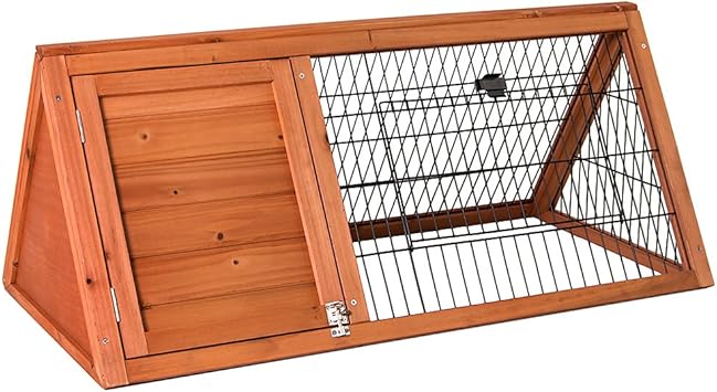 wooden house rabbit outdoor