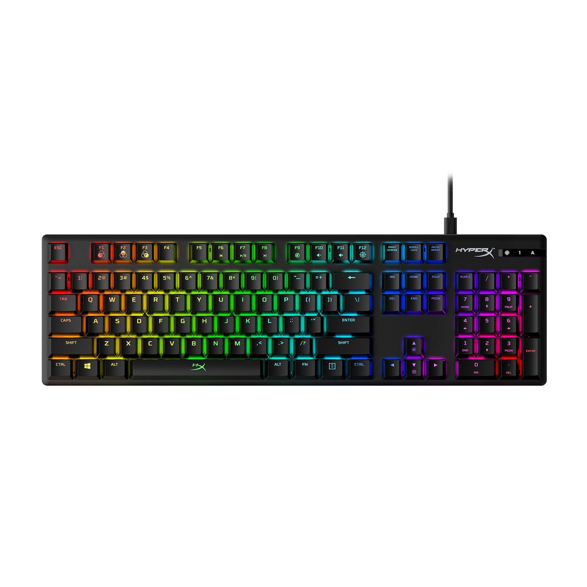 HyperX Alloy Origins Mechanical Gaming Keyboard with HyperX Mechanical Red Switch (HX-KB6RDX-US 
