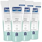 Dermasil Body Lotion, Fresh Aloe, 4-Pack &ndash; Non-Greasy, Fast-Absorbing, Fresh Scent, 8 Oz Ea